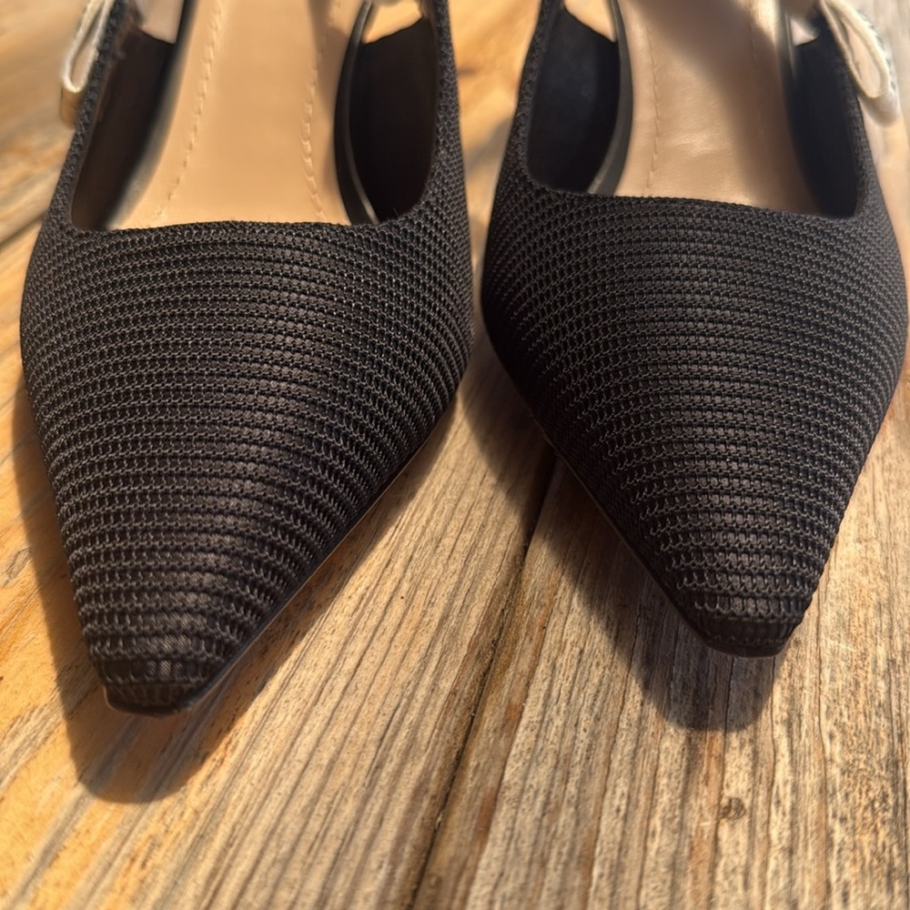 Dior Black Slingback Women's Shoes - Picture 11 of 12
